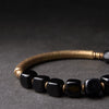 Nozomu - Bracelet Cuivre et Onyx