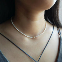 Kiyomi - Collier Or et Perle d'Eau Douce