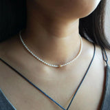 Kiyomi - Collier Or et Perle d'Eau Douce