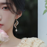 Nami - Boucles d'Oreilles Or et Perles d'Eau Douce