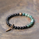 Dax - Bracelet Cuivre, Obsidienne et Pierres Naturelles