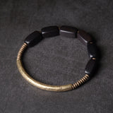 Mony - Bracelet Cuivre et Bois d'Ebène