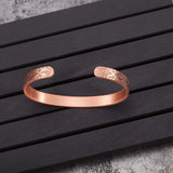 Kaede - Bracelet Jonc et Bague Cuivre Magnétiques