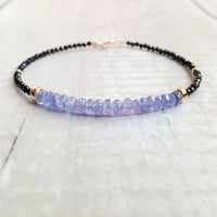 Kalirat - Bracelet Tanzanite et Spinelle