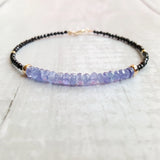 Kalirat - Bracelet Tanzanite et Spinelle