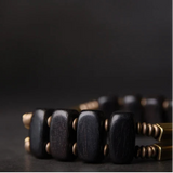 Vir - Bracelet Cuivre et Bois d'Ebène