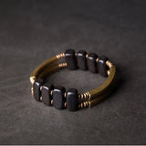 Vir - Bracelet Cuivre et Bois d'Ebène