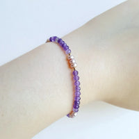 Ametista - Bracelet Améthyste et Perle