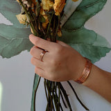 Tong - Bracelet Jonc et Bague Cuivre Magnétiques