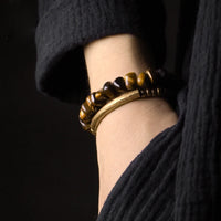 Shan - Bracelet Cuivre et Œil de Tigre