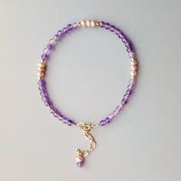 Ametista - Bracelet Améthyste et Perle