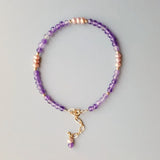 Ametista - Bracelet Améthyste et Perle