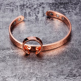 Kazu - Bracelet Jonc et Bague Cuivre Magnétiques