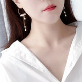 Dang - Boucles d'Oreilles Or et Perles d'Eau Douce