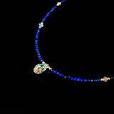 Yozora - Collier Or et Lapis Lazuli