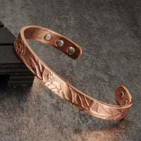 Sampa - Magnetic Copper Bangle Bracelet