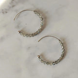 Ladola - Boucles d'Oreilles Argent et Labradorite