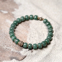 Taiga - Bracelet Cuivre et Grain de Bodhi