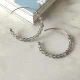 Ladola - Boucles d'Oreilles Argent et Labradorite