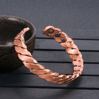 Kintsugi - Magnetic Copper Bangle Bracelet