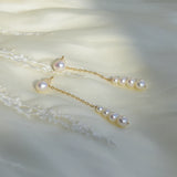 Nova - Boucles d'Oreilles Or et Perles d'Eau Douce