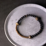 Akuma - Bracelet Cuivre et Pierre de Lave