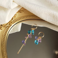 Laguna - Boucles d'Oreilles Or et Pierres Naturelles