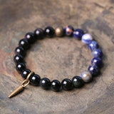 Kyu - Bracelet Obsidienne et Pierres Naturelles