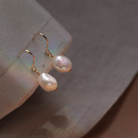 Perla - Boucles d'Oreilles Or et Perles d'Eau Douce