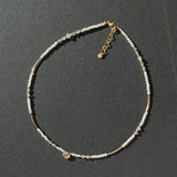 Kaguya - Collier Or et Pierre de Lune