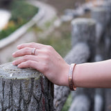Enso - Bracelet Jonc et Bague Cuivre Magnétiques