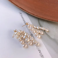 Arkida - Boucles d'Oreilles Or et Perles d'Eau Douce