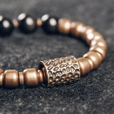 Rishi - Bracelet Cuivre et Obsidienne