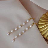 Ivory - Boucles d'Oreilles Or et Perles d'Eau Douce