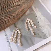 Arkida - Boucles d'Oreilles Or et Perles d'Eau Douce