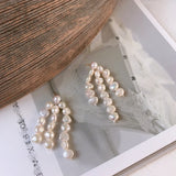 Arkida - Boucles d'Oreilles Or et Perles d'Eau Douce