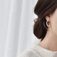 Dkar - Boucles d'Oreilles Or et Perles d'Eau Douce