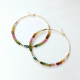 Dosik - Boucles d'Oreilles Or et Tourmaline