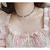 Yozora - Collier Or et Lapis Lazuli