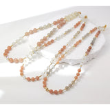 Santulan - Collier Or, Pierre de Lune et Pierre de Soleil