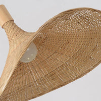 Suspension Ondulée en Bambou - 30 cm