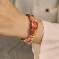 Mizu-Hana - Bracelet Corail et Bois de Santal
