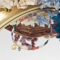 Chakura - Bracelet de Cheville Pierres Naturelles