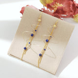 Peteng - Boucles d'Oreilles Or et Lapis Lazuli