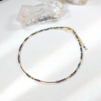 Hagane - Chaîne de Cheville Or et Hématite