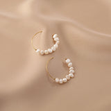 Jena - Boucles d'Oreilles Or et Perles d'Eau Douce