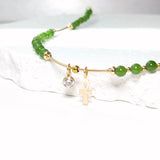 Panna - Collier Or et Jade