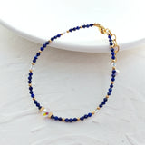 Kessho - Bracelet Or et Lapis Lazuli