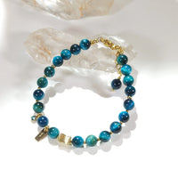 Shinon - Bracelet Œil de Tigre Bleu