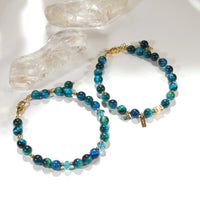 Shinon - Bracelet Œil de Tigre Bleu